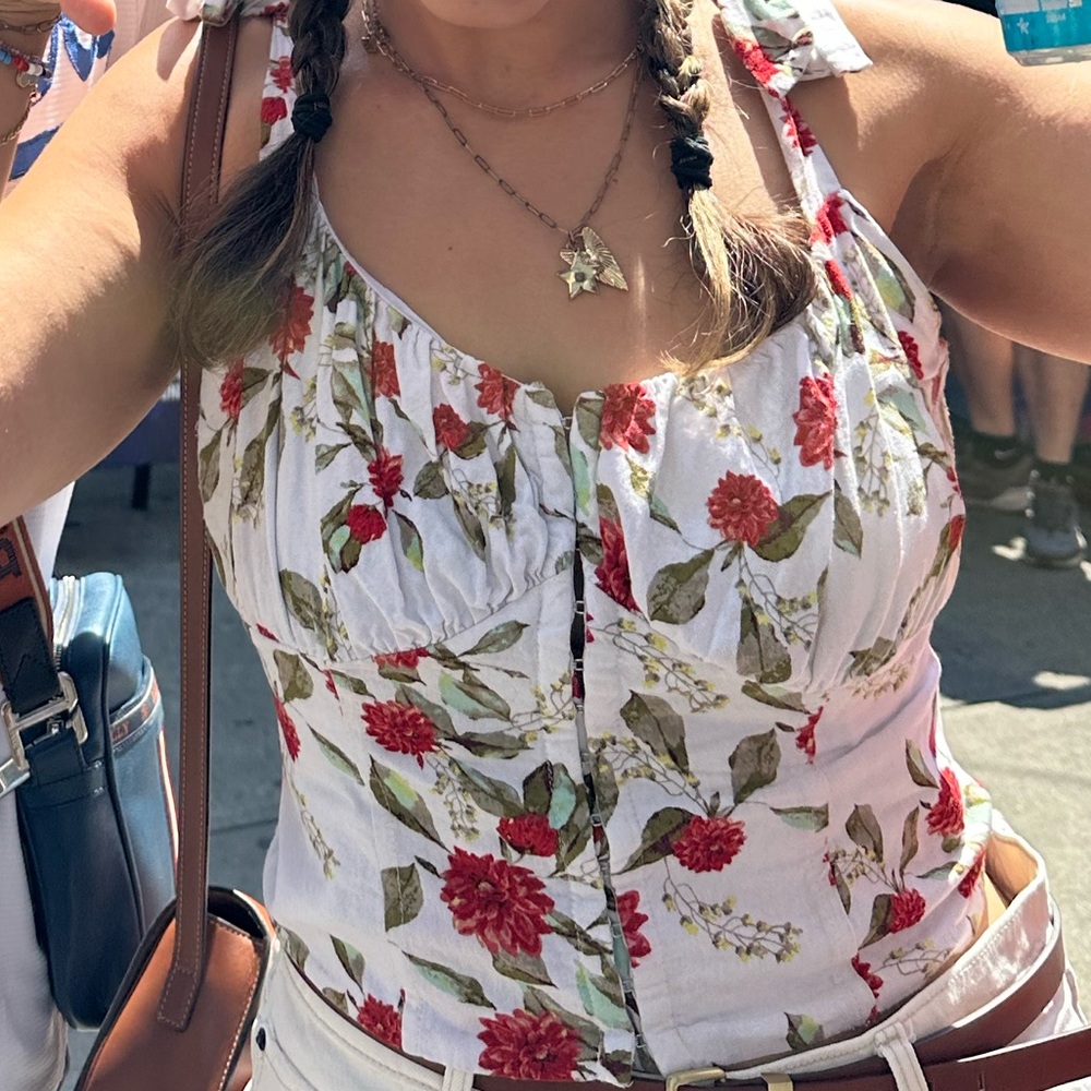 Floral Corset Top